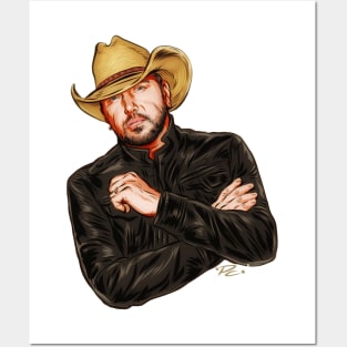 Jason Aldean - An illustration by Paul Cemmick Posters and Art